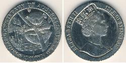 1 Крона(английская) Остров Мэн Никель/Медь Елизавета II (1926-2022)