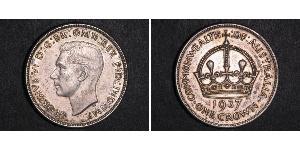 1 Крона(английская) Австралия (1788 - 1939) Серебро Георг VI (1895-1952)