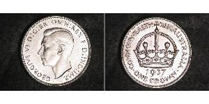 1 Крона(английская) Австралия (1788 - 1939) Серебро Георг VI (1895-1952)