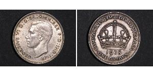 1 Крона(английская) Австралия (1788 - 1939) Серебро Георг VI (1895-1952)