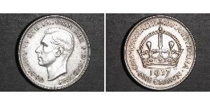 1 Крона(английская) Австралия (1788 - 1939) Серебро Георг VI (1895-1952)