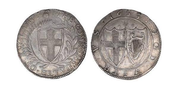 1 Крона(английская) Английская республика (1649-1660) Серебро 