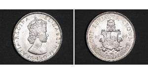 1 Крона(английская) Бермудские Острова Серебро Елизавета II (1926-2022)