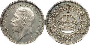 1 Крона(английская) Великобритания (1922-) Серебро Георг V (1865-1936)