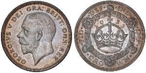 1 Крона(английская) Великобритания (1922-) Серебро Георг V (1865-1936)