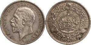 1 Крона(английская) Великобритания (1922-) Серебро Георг V (1865-1936)