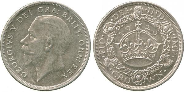 1 Крона(английская) Великобритания (1922-) Серебро Георг V (1865-1936)