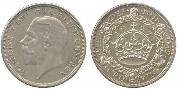 1 Крона(английская) Великобритания (1922-) Серебро Георг V (1865-1936)