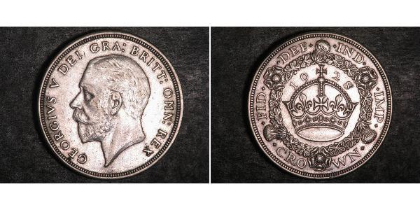 1 Крона(английская) Великобритания (1922-) Серебро Георг V (1865-1936)