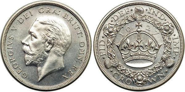 1 Крона(английская) Великобритания (1922-) Серебро Георг V (1865-1936)