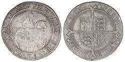 1 Крона(английская) Королевство Англия (927-1649,1660-1707) Серебро Эдуард VI  (1537-1553)
