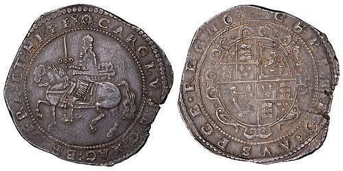 1 Крона(английская) Королевство Англия (927-1649,1660-1707) Серебро Карл  I (1600-1649)