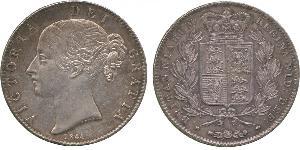 1 Крона(английская) Соединённое королевство Великобритании и Ирландии (1801-1922) Серебро Виктория (1819 - 1901)