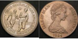 1 Крона(англійська) Острів Мен  Єлизавета II (1926-2022)