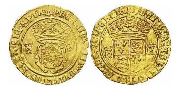 1 Крона(англійська) Королівство Англія (927-1649,1660-1707) Золото Генріх VIII (1491 - 1547)