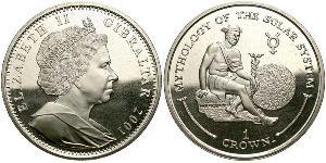 1 Крона(англійська) Гібралтар Нікель/Мідь Єлизавета II (1926-2022)