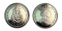 1 Крона(англійська) Острів Мен Нікель/Мідь Єлизавета II (1926-2022)