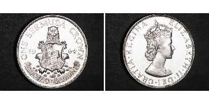 1 Крона(англійська) Бермудські острови Срібло Єлизавета II (1926-2022)