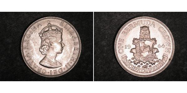 1 Крона(англійська) Бермудські острови Срібло Єлизавета II (1926-2022)