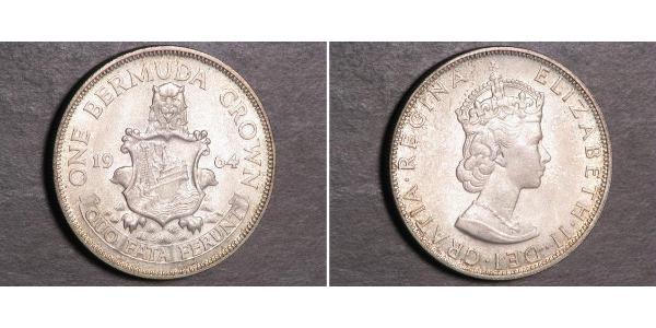 1 Крона(англійська) Бермудські острови Срібло Єлизавета II (1926-2022)