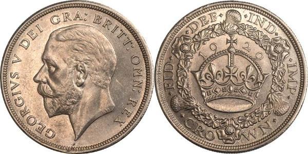 1 Крона(англійська) Велика Британія (1922-) Срібло Георг V (1865-1936)