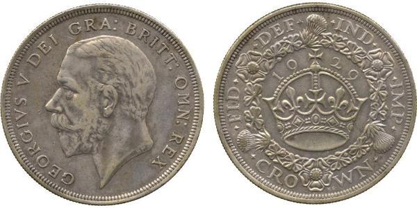 1 Крона(англійська) Велика Британія (1922-) Срібло Георг V (1865-1936)