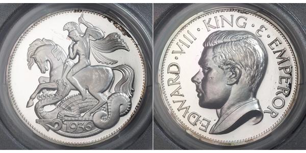 1 Крона(англійська) Велика Британія  Срібло Едвард VIII (1894-1972)