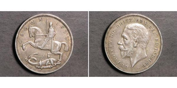 1 Крона(англійська) Сполучене королівство Великобританії та Ірландії (1801-1922) Срібло Георг V (1865-1936)