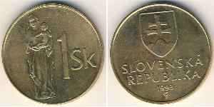 1 Крона Словакия  