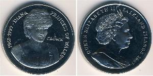 1 Крона Фолклендські острови Мідь Єлизавета II (1926-2022)