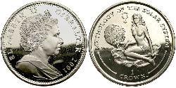 1 Крона Гибралтар Никель/Медь Елизавета II (1926-2022)