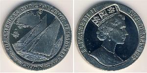 1 Крона Остров Мэн Никель/Медь Елизавета II (1926-2022)