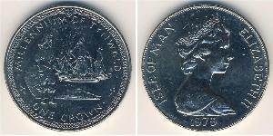 1 Крона Острів Мен Срібло Єлизавета II (1926-2022)
