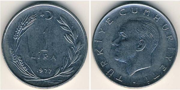 1 Лира Турция (1923 - ) Никель/Медь 
