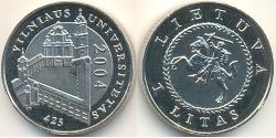 1 Лит Литва (1991 - ) Никель/Медь 