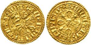 1 Мараведі Королівство Португалія (1139-1910) Золото Sancho I of Portugal (1154-1212)