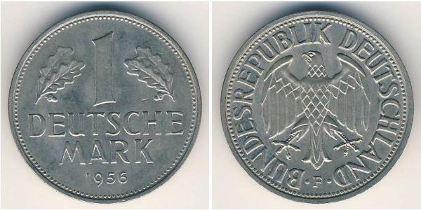 1 Марка ФРГ (1949-1990) Никель/Медь 