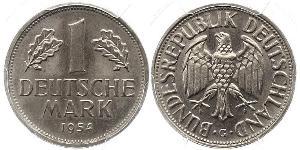 1 Марка ФРН (1949-1990) Нікель/Мідь 