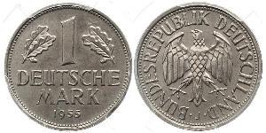 1 Марка ФРН (1949-1990) Нікель/Мідь 