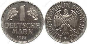 1 Марка ФРН (1949-1990) Нікель/Мідь 