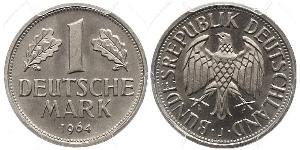 1 Марка ФРН (1949-1990) Нікель/Мідь 