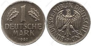 1 Марка ФРН (1949-1990) Нікель/Мідь 