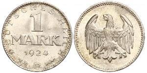 1 Марка Веймарська республіка (1918-1933) Срібло 
