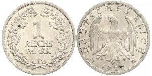 1 Марка Веймарська республіка (1918-1933) Срібло 