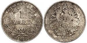 1 Марка Німецька імперія (1871-1918) Срібло 
