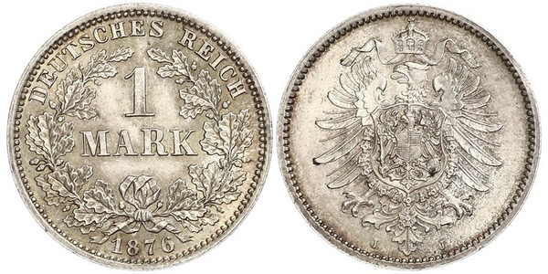 1 Марка Німецька імперія (1871-1918) Срібло 