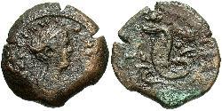 1 Обол Римська імперія (27BC-395) Бронза Фаустина II (130-175)