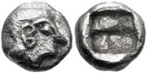 1 Обол Древняя Греция (1100BC-330) Серебро 