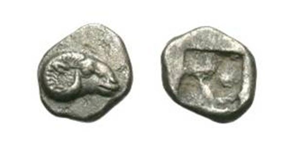 1 Обол Древняя Греция (1100BC-330) Серебро 