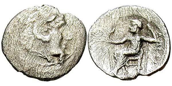 1 Обол Македонське царство (800BC-146BC) Срібло Александр Македонський (356BC-323BC)